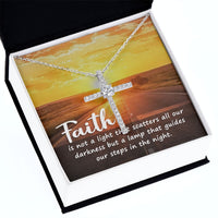 Load image into Gallery viewer, Crystal Cross Necklace
