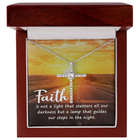 Load image into Gallery viewer, Crystal Cross Necklace
