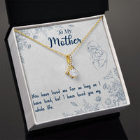 Load image into Gallery viewer, To Mother - Ribbon Necklace
