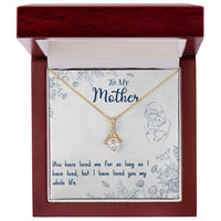 Load image into Gallery viewer, To Mother - Ribbon Necklace
