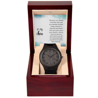 Load image into Gallery viewer, Wooden Watch - Gift for Son
