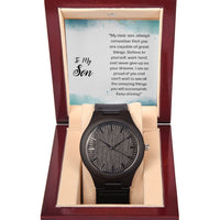 Load image into Gallery viewer, Wooden Watch - Gift for Son
